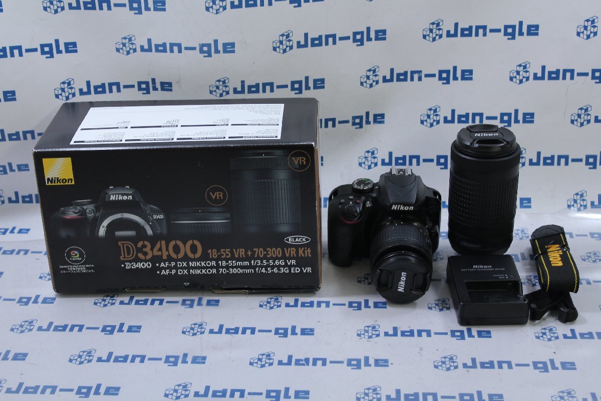 関西 Ω Nikon D3400 ダブルズームキット 激安価格!! この機会にいかが