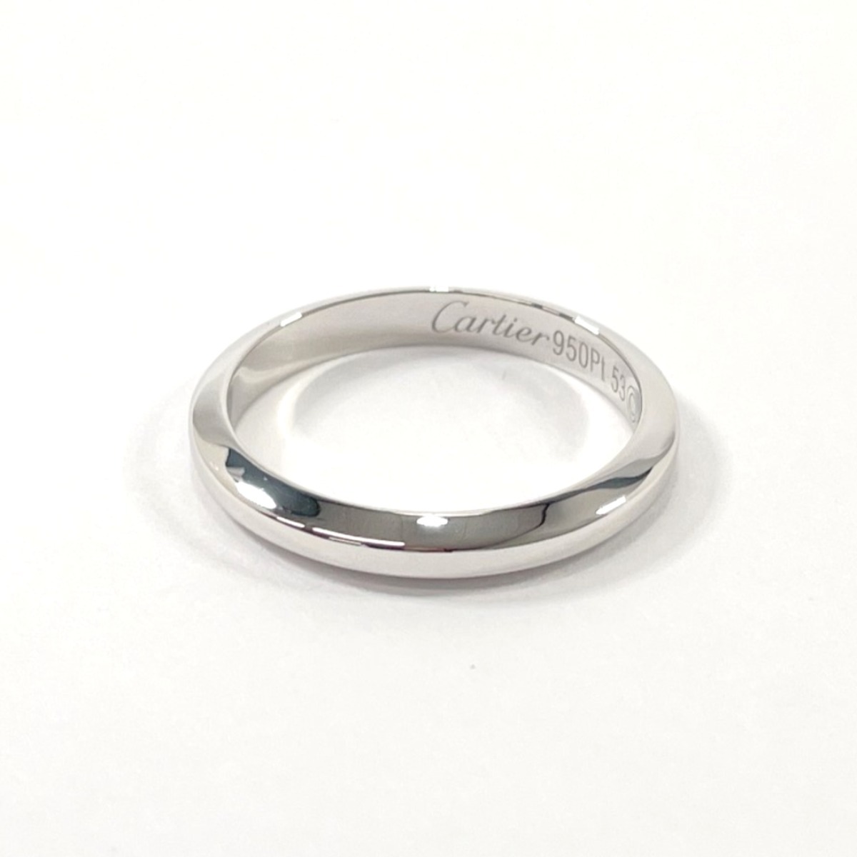 12号 カルティエ CARTIER リング・指輪 Pt950プラチナ シルバー
