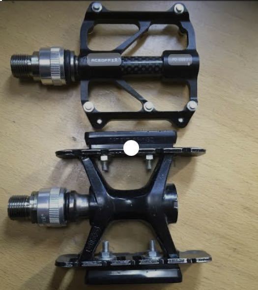 ブラック 193g】aceoffix 64チタンシャフト 両側QR 軽量ペダル ブラック 193g】aceoffix 64チタンシャフト 両側QR 軽量ペダル
