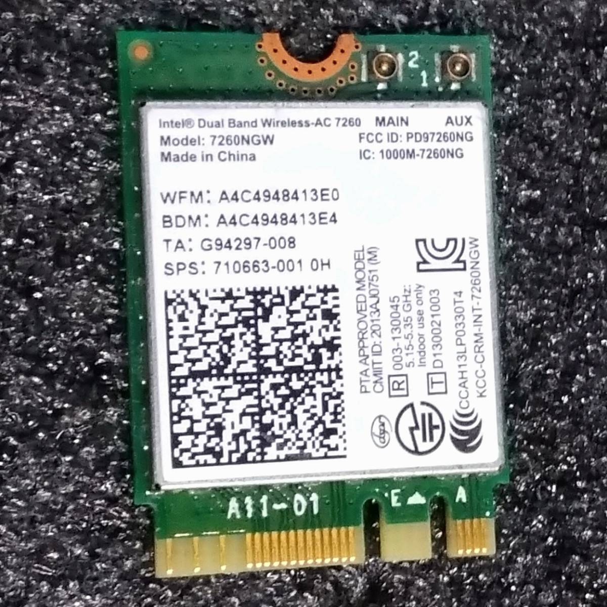 【中古】Intel 7260NGW_画像2