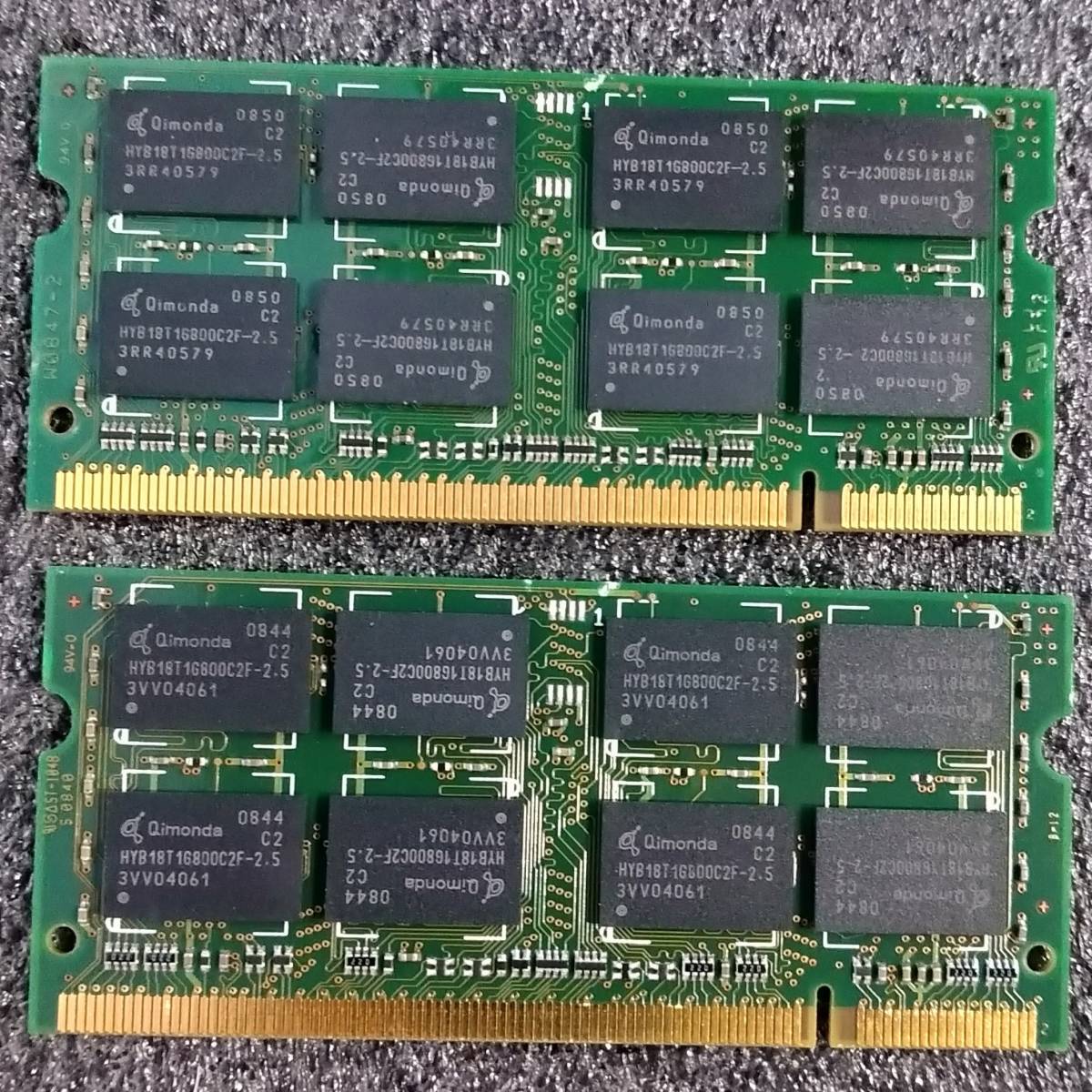 [ used ]DDR2 SODIMM 4GB(2GB2 sheets set ) Kingston KVR667D2S5/2G [DDR2-667 PC2-5300]