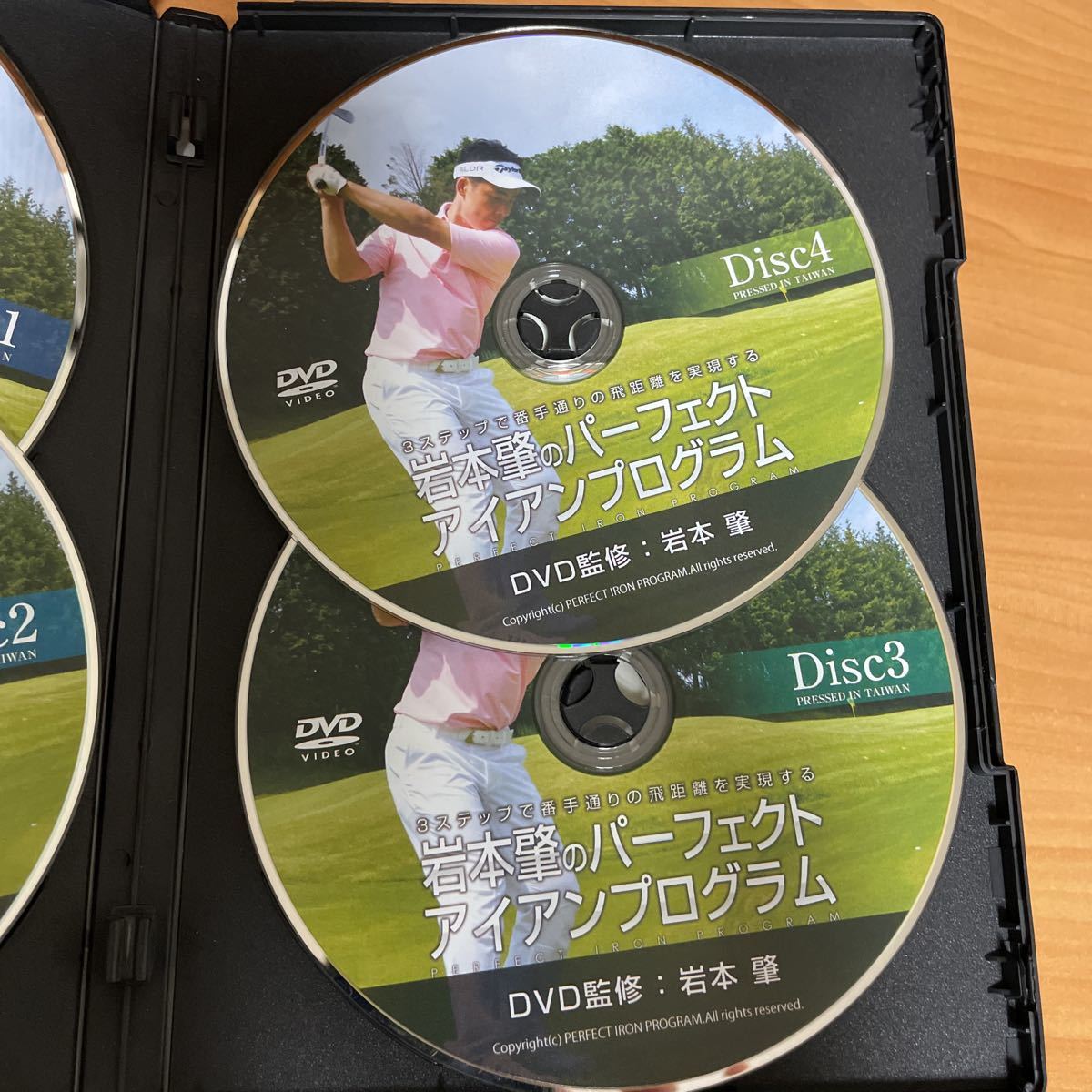ゴルフDVD 岩本肇のパーフェクトアイアンプログラム　DVD4枚組_画像3