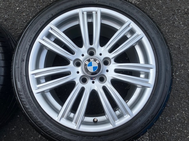 美品！BMW 1シリーズ Mスポーツ(F20)純正ダブルスポーク383M 7.5/8J-17インチ PCD120 ET43/53 2シリーズ,3シリーズ F22,E87,E46_画像4