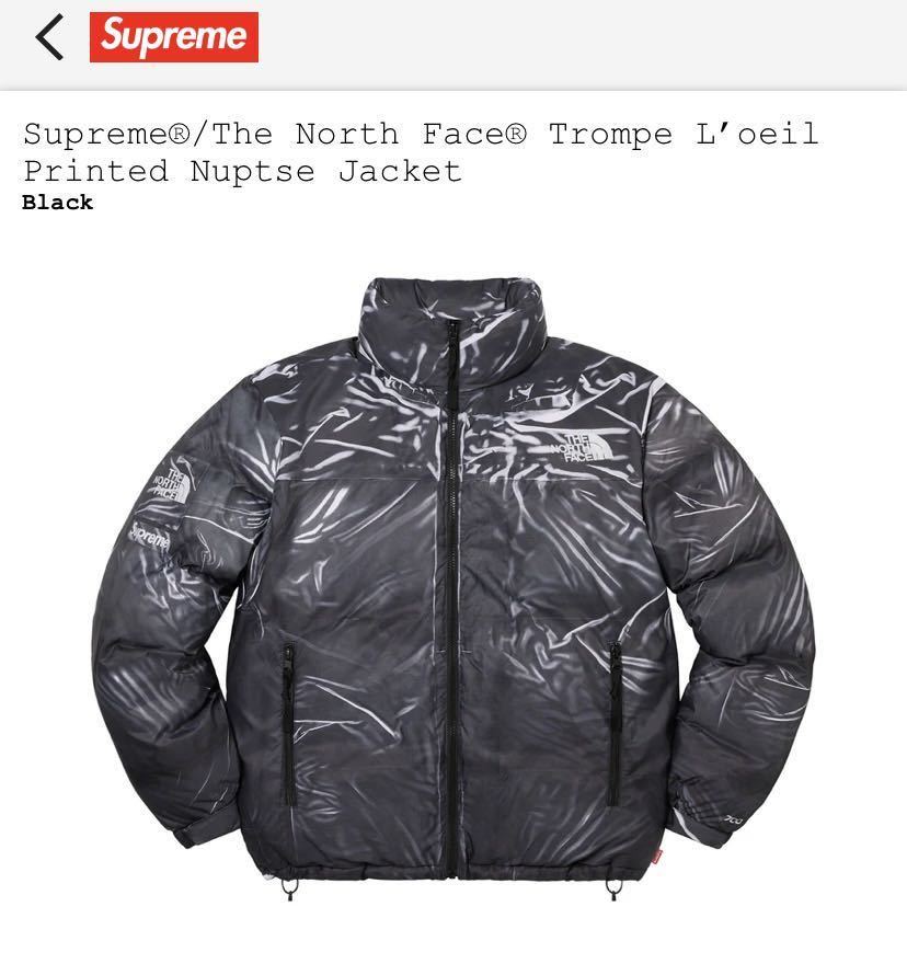 Trompe L'oeil Printed Nuptse Jacket ヌプシ | labiela.com