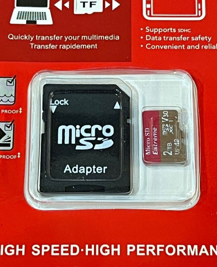 マイクロSDカード　2TB