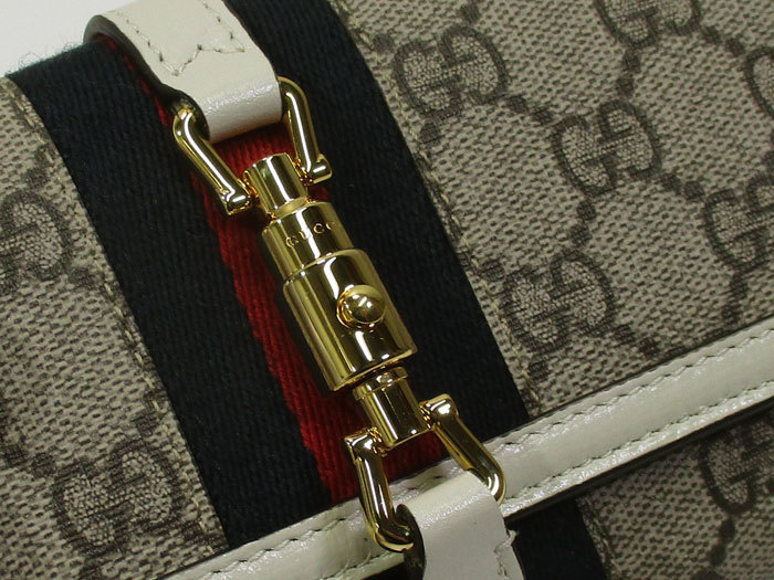 GUCCI ジャッキー 1961 チェーン ウォレット 二つ折り 長財布 GG