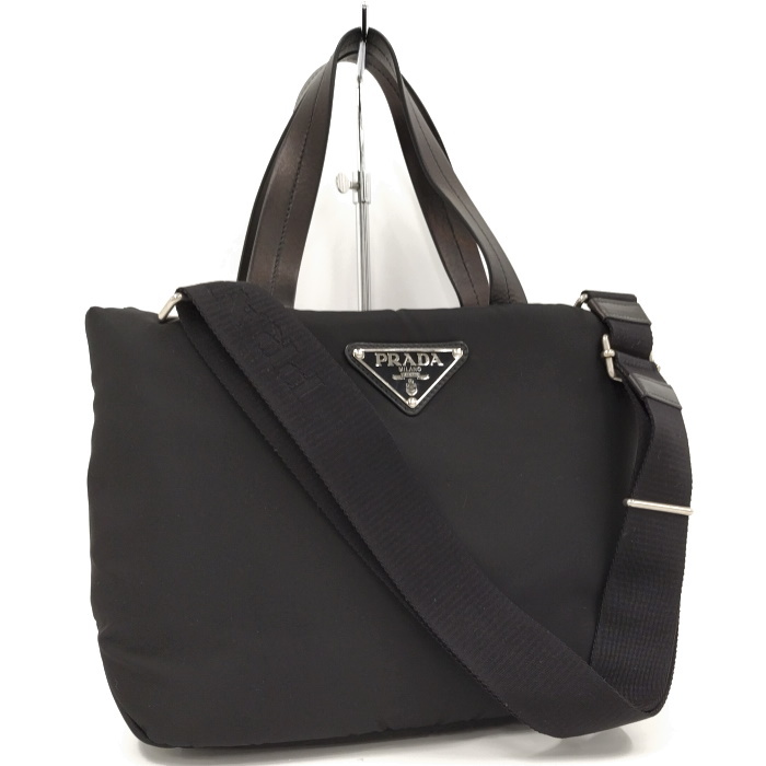 PRADA 2WAY ショルダーバッグ ナイロン ブラック 1BG266 | www