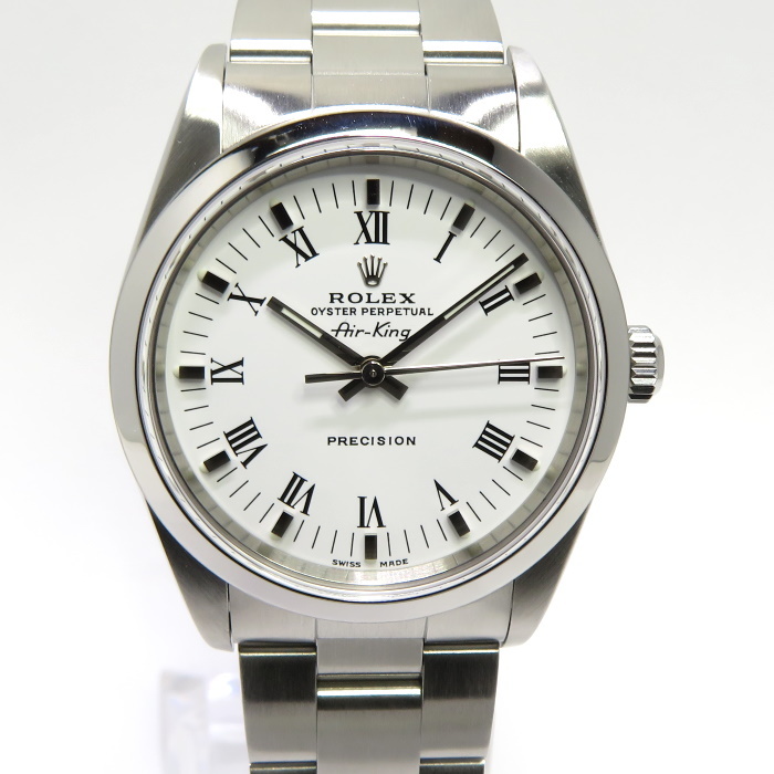 新品仕上げ済み】ROLEX エアキング 14000M K番 保証書付き 自動巻き SS