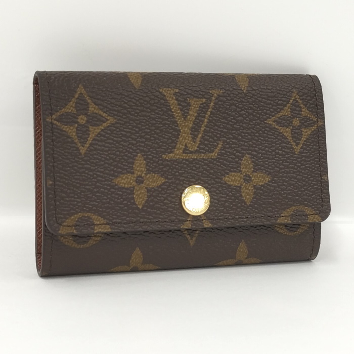 【中古】LOUIS VUITTON ポシェット クレ キーリング付き コインケース モノグラム M62650_画像1