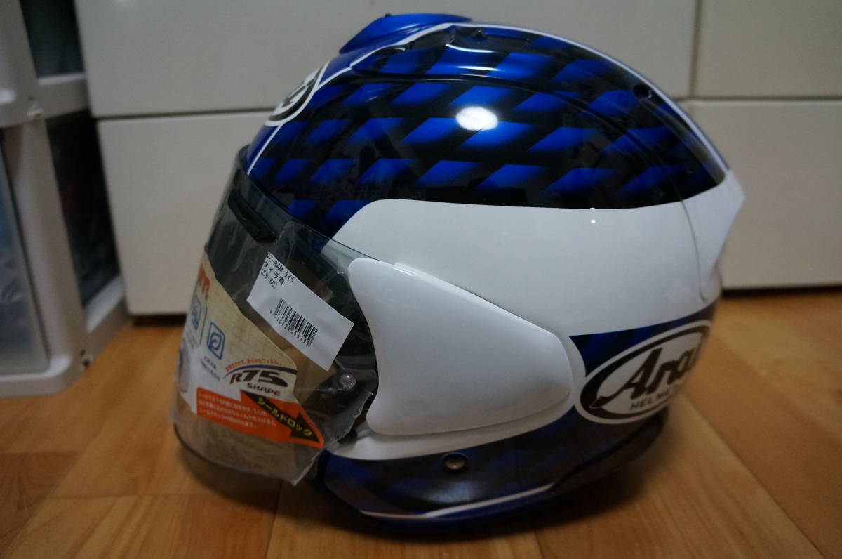 Arai VZ-RAM Taira blue タイラ ブルー Lサイズ 格子柄 平 忠彦 選手