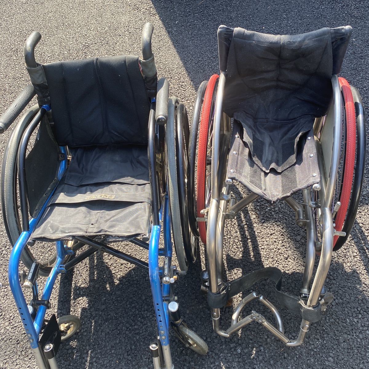 Yahoo!オークション - 車椅子 2台
