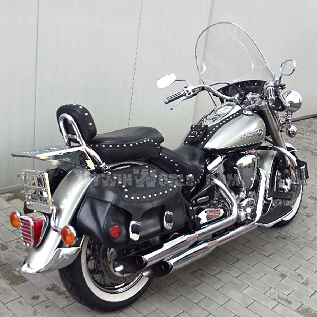 XV 1600　Wildstar/Roadstar　本革タンクパネルカバー　ワイルドスター／ロードスター　Yamaha_画像4