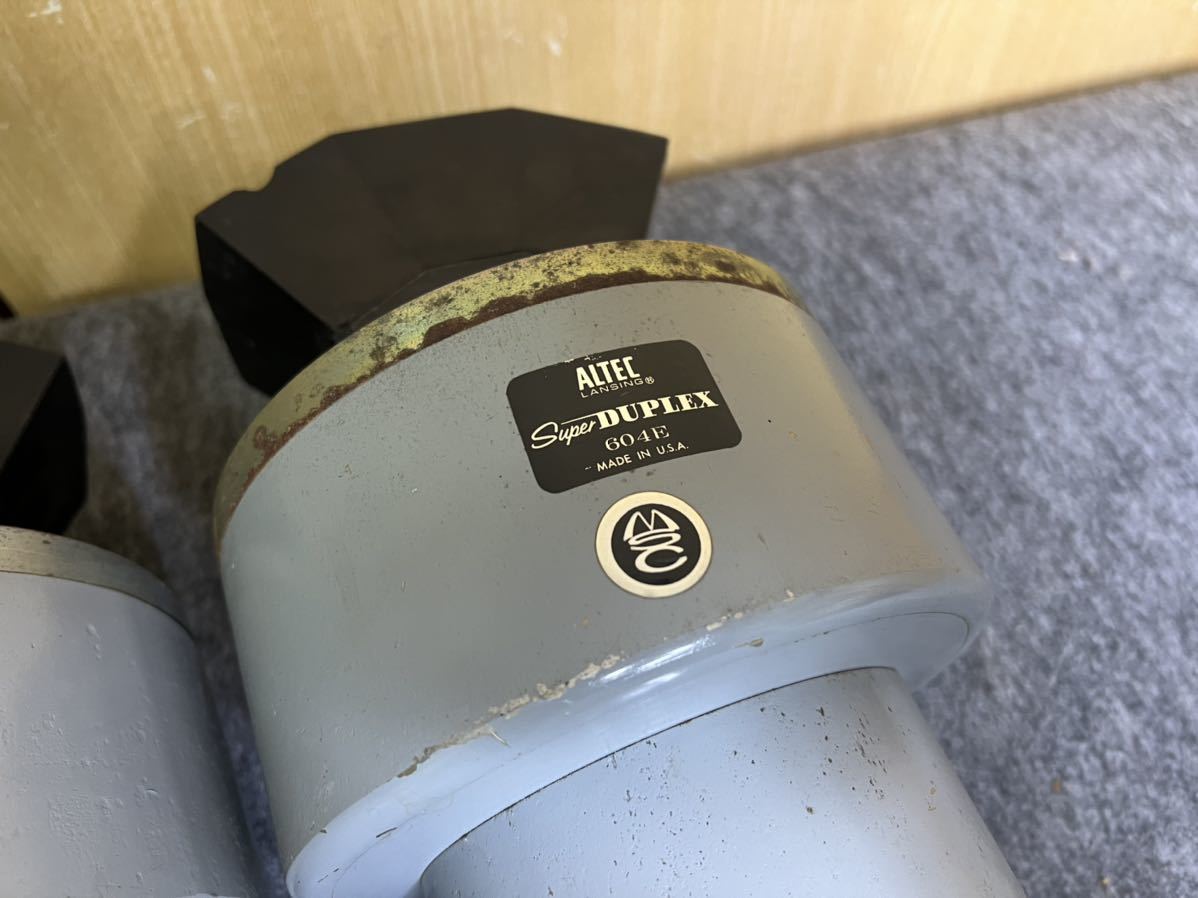 ALTEC アルテック Super DUPLEX 604E スピーカーユニットペア。動作品