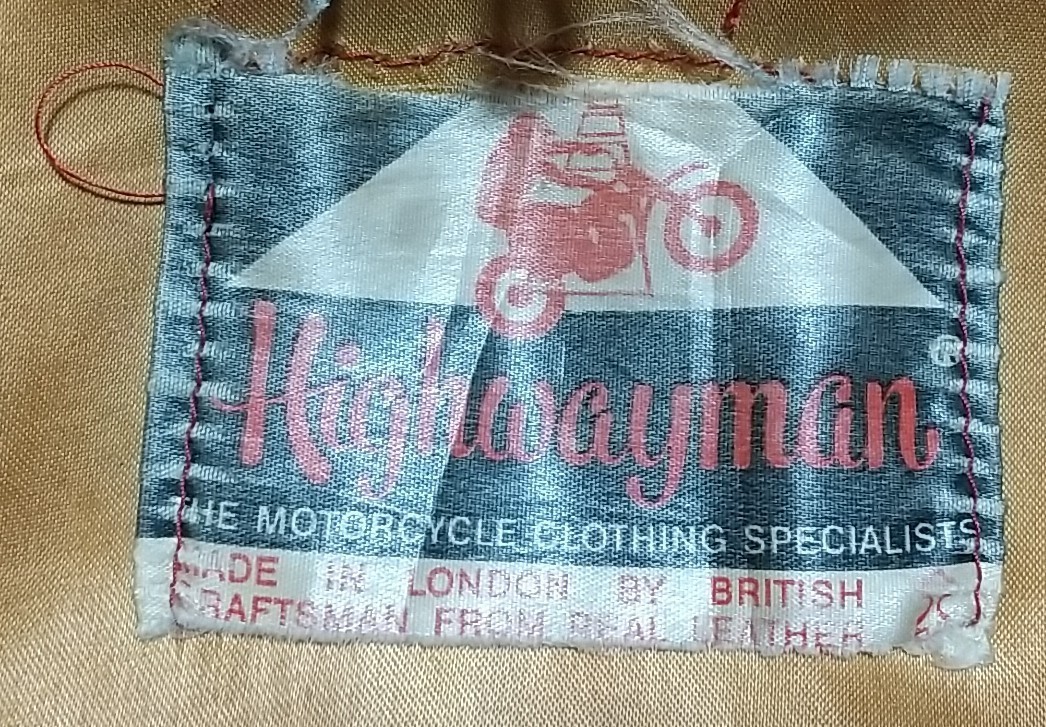 Highwayman highway man 70s single rider's jacket 36 red red lewis leathers Lewis Leathers long Jean 666 sport man 