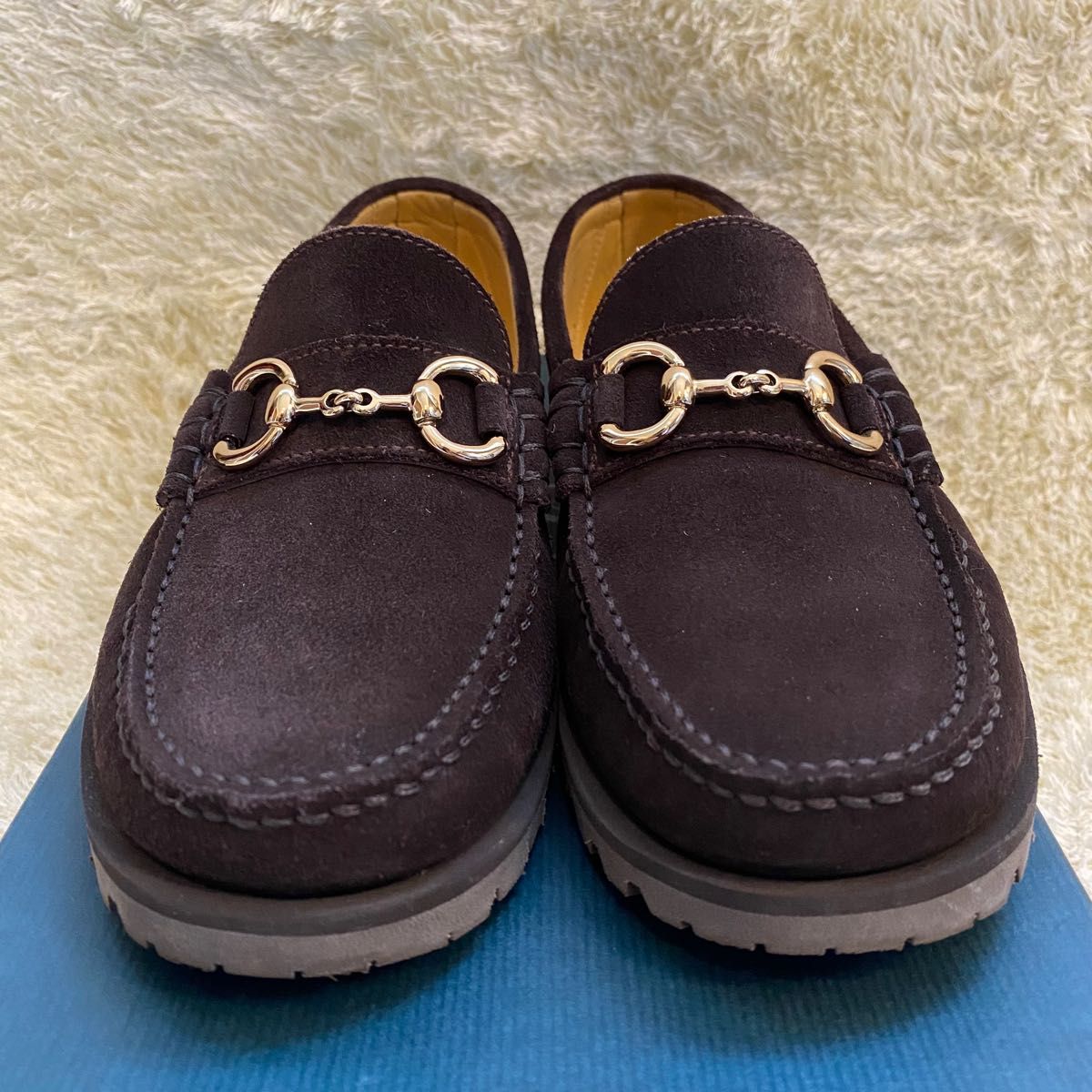 Paraboot（パラブーツ） 別注 ビットローファー スウェード