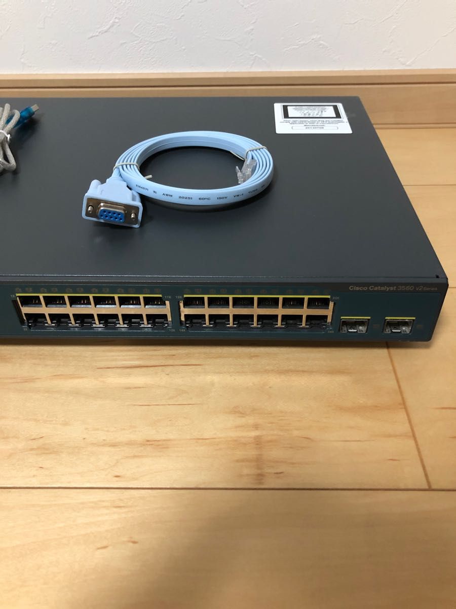 【CCNA、CCNP】1台Cisco  Catalyst  L3スイッチ3560