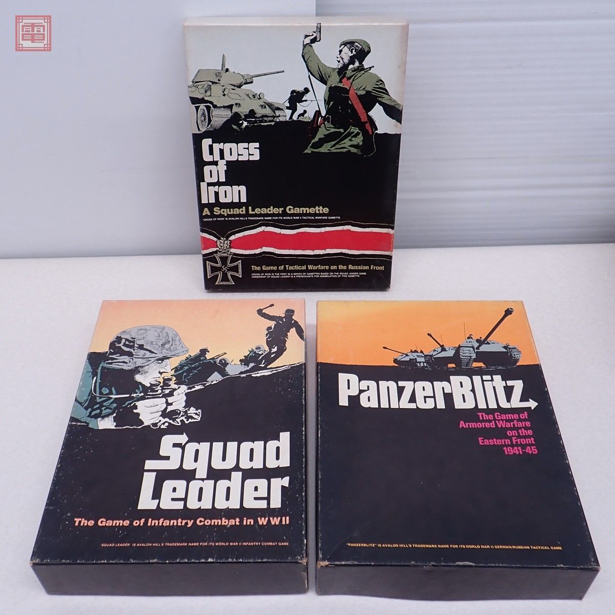 現状品 PanzerBlitz ボードゲーム-