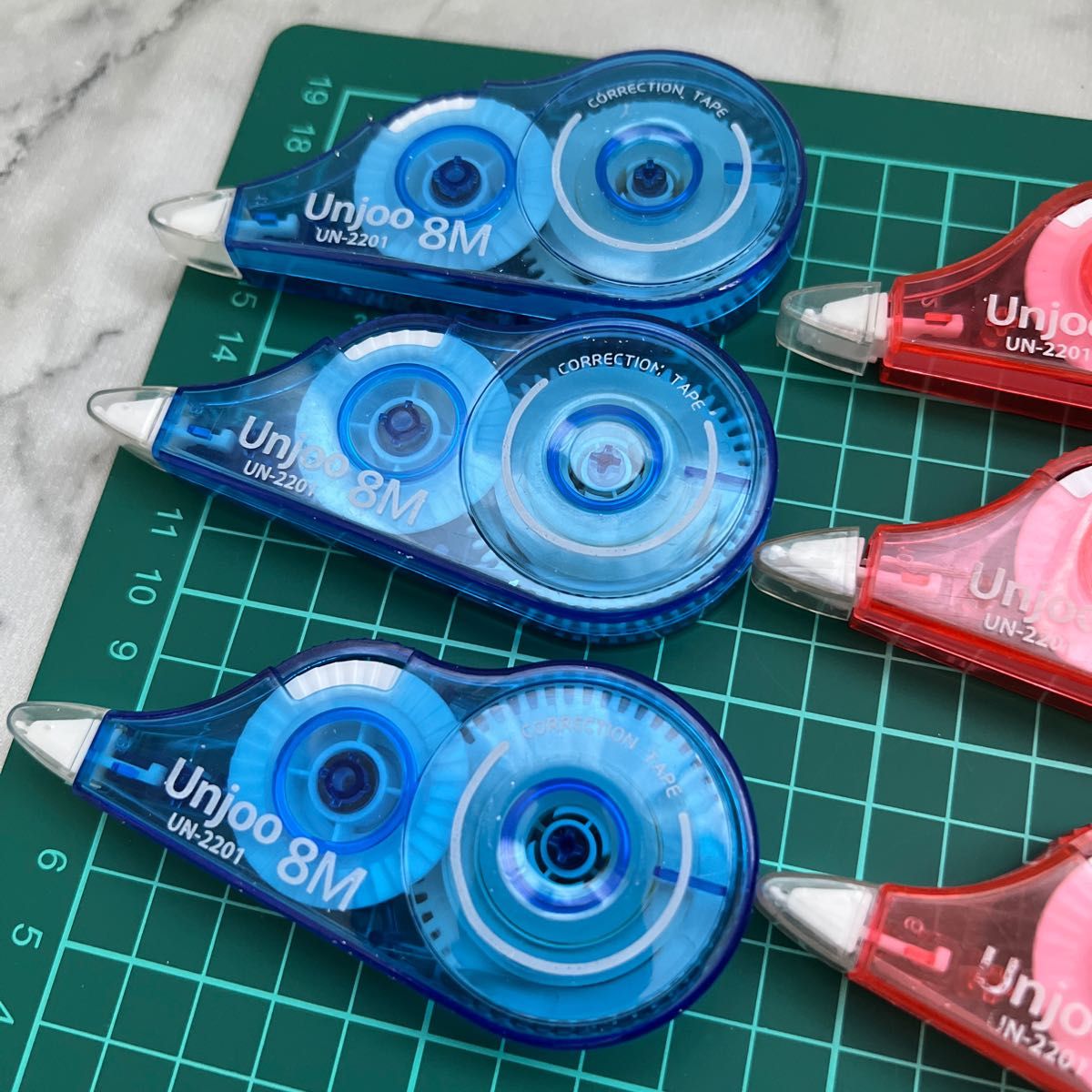 UNJOO 修正テープ 8メートル 9本パックカラー(8mx5mm)|PayPayフリマ UNJOO 修正テープ 8メートル 9本パックカラー(8mx5mm) 修正テープ