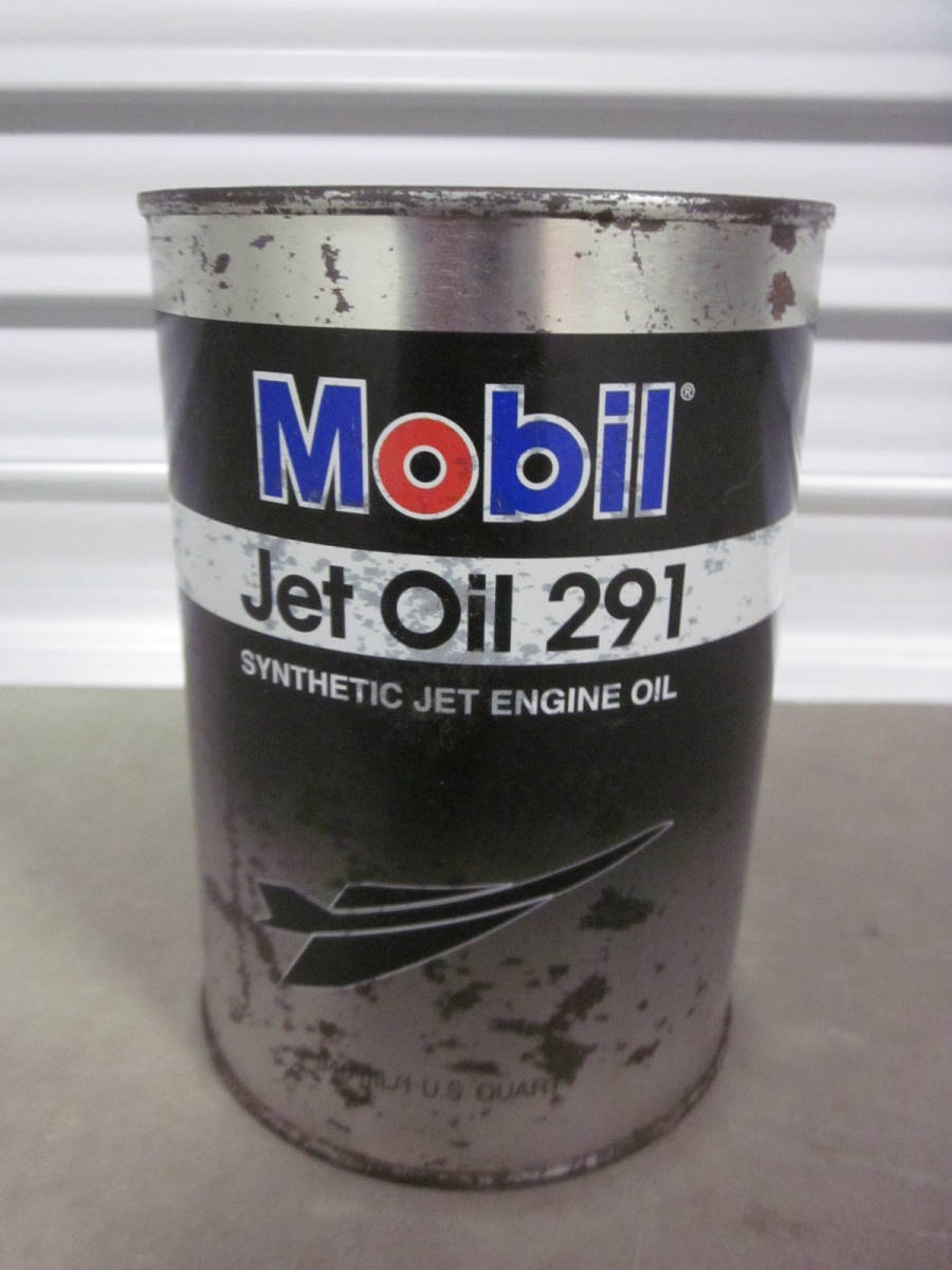 Mobil モービル jet oil 291　オイル缶　世田谷ベース_画像1