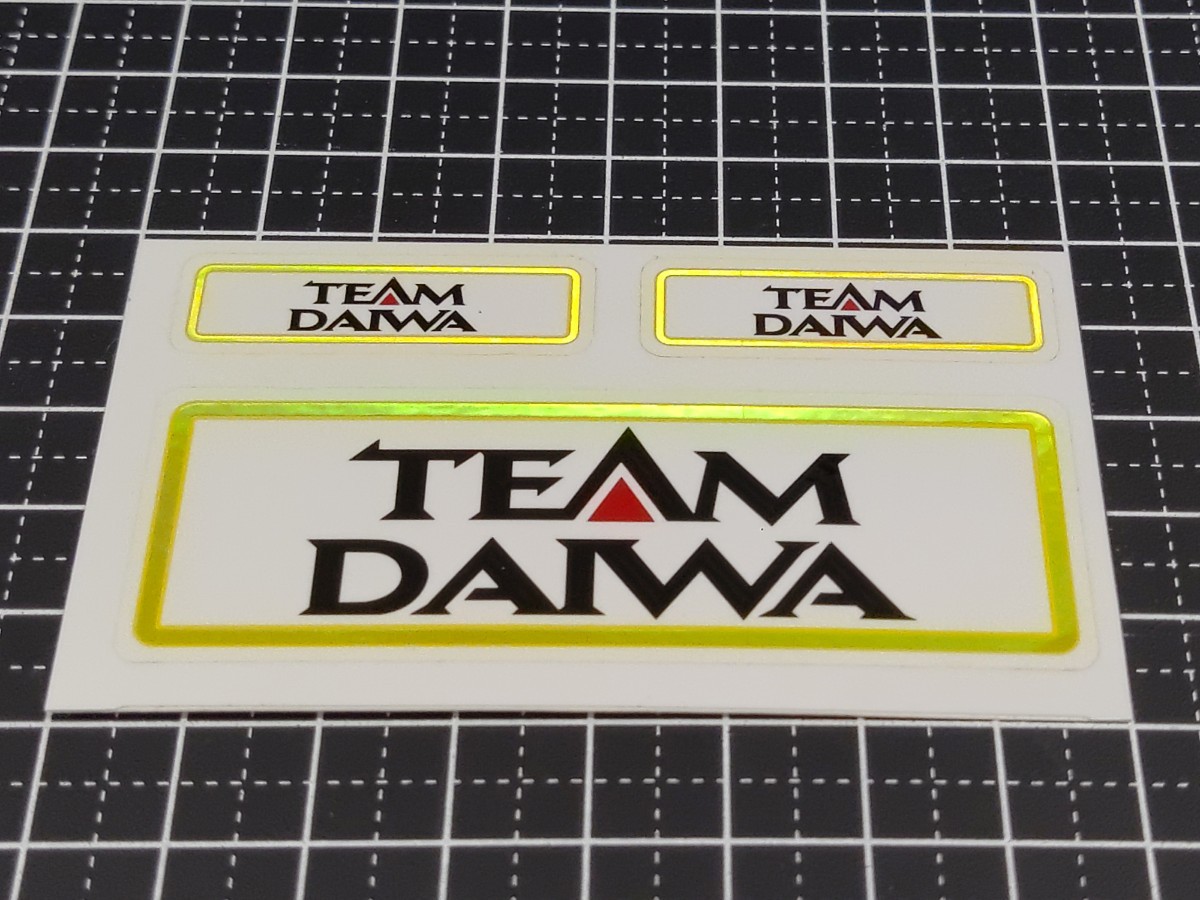 【即落】TEAM DAIWA ステッカー 【7】白金 !! チームダイワの画像1