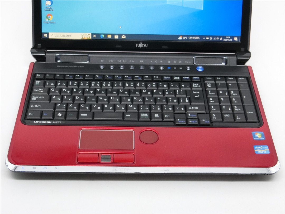 カメラ内蔵/中古/15.6型/ノートPC/Windows10/新品SSD512GB/8GB/2世代i7/FMV　　AH77/C　新品無線マウスOffice搭載/HDMI/USB3.0/BD-RE_画像2