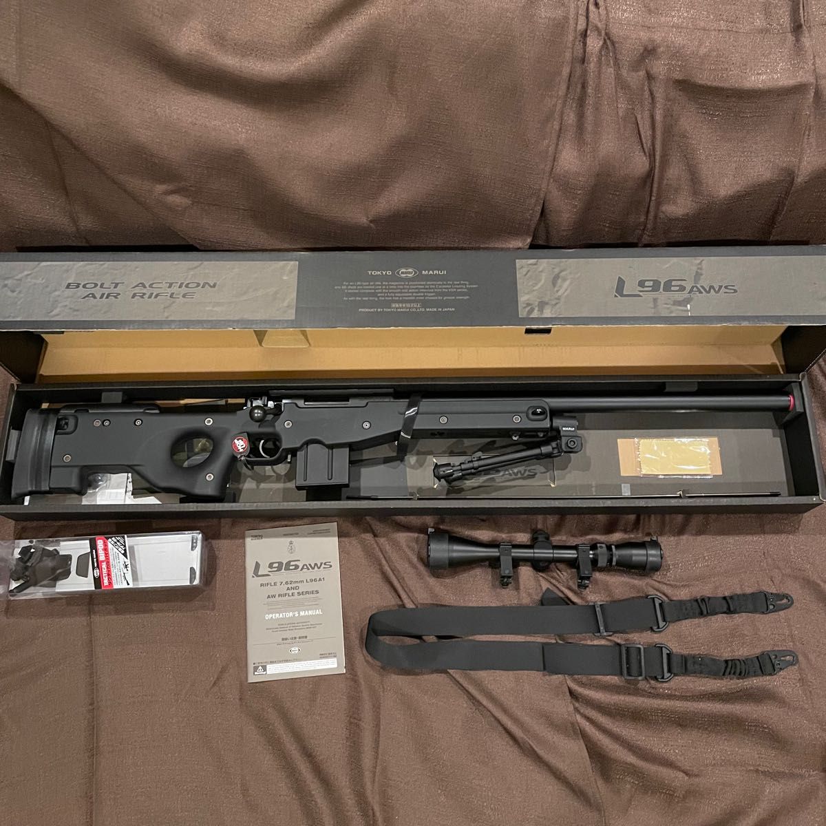 東京マルイ L96AWS ブラックストック スコープ バイポッド 東京マルイ L96AWS ブラックストック スコープ バイポッド