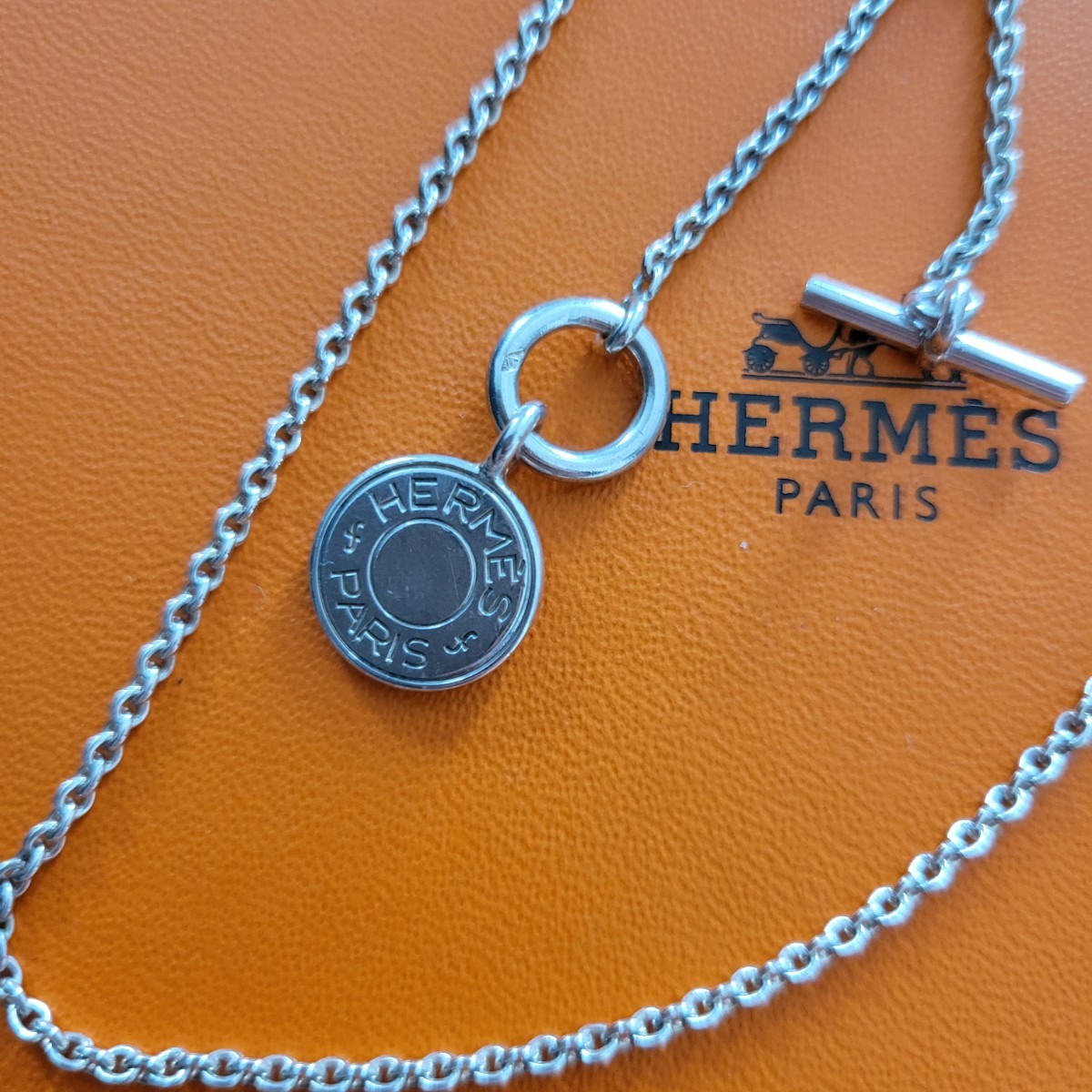 HERMES正規品】セリエ ネックレス 104143B♡シルバー アミュレット