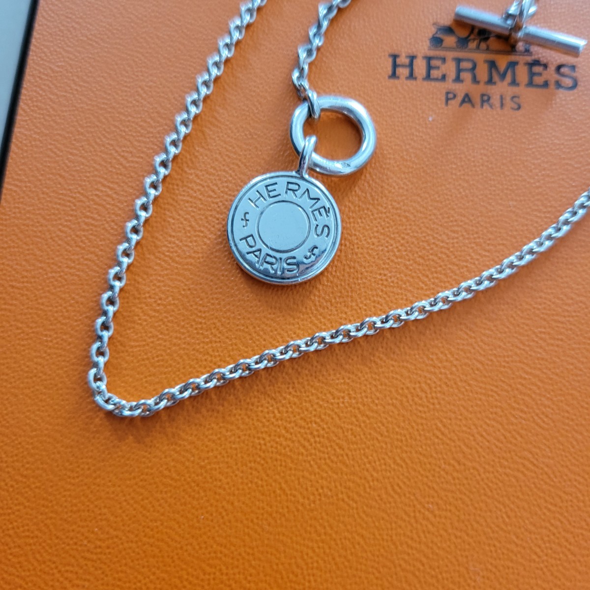 HERMES正規品】セリエ ネックレス 104143B♡シルバー アミュレット