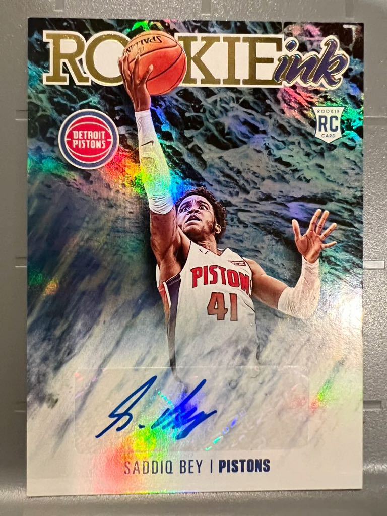 激レア RC Auto 20 Panini Saddiq Bey サディック・ベイ NBA Hawks ホークス 直筆 ルーキー サイン バスケ 大活躍