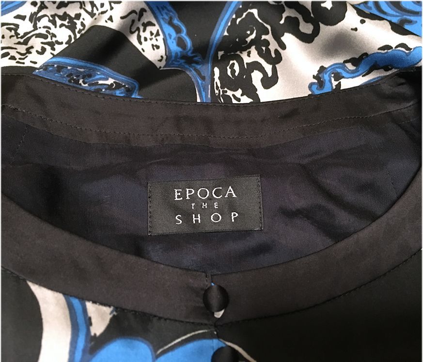 新しい到着 EPOCA THE SHOP エポカザショップ三陽商会☆プリントドレス