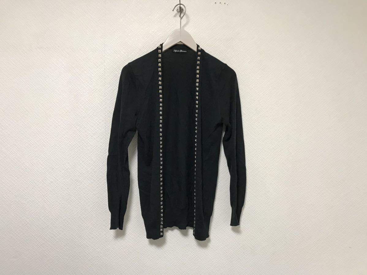 本物ヒステリックグラマーHYSTERIC GLAMOURコットンニットスタッズ長袖
