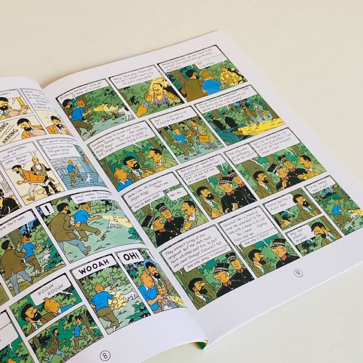 The adventures of TinTin タンタンの冒険　英語コミックス　英語絵本　名作　