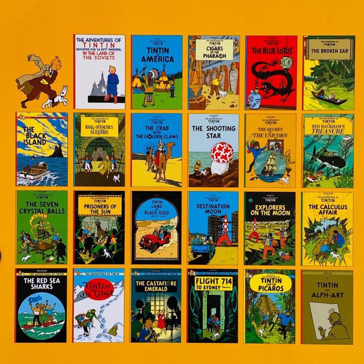 The adventures of TinTin タンタンの冒険　英語コミックス　英語絵本　名作　