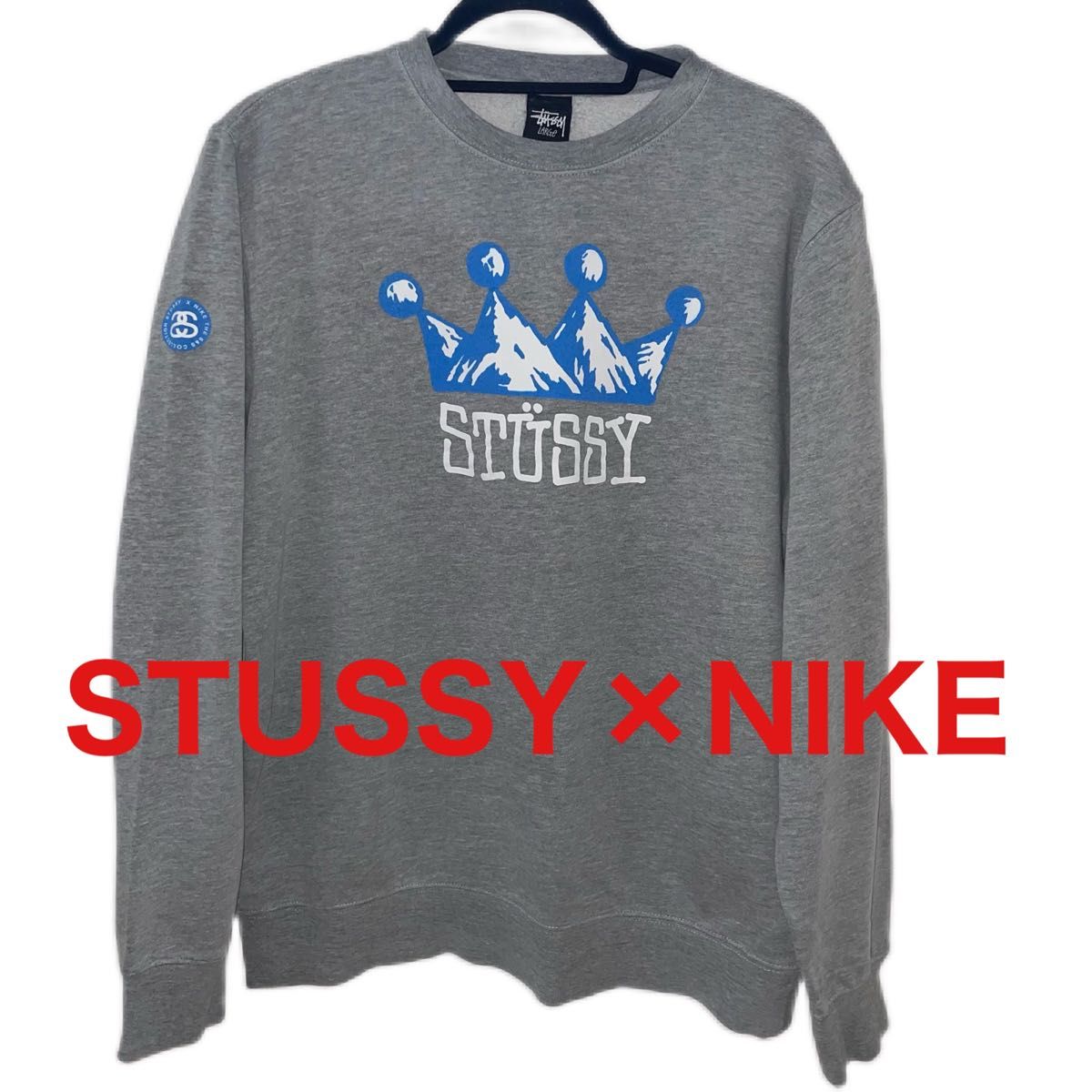 Stussy x Nike メンズ マウンテン クラウン スウェットシャツ-