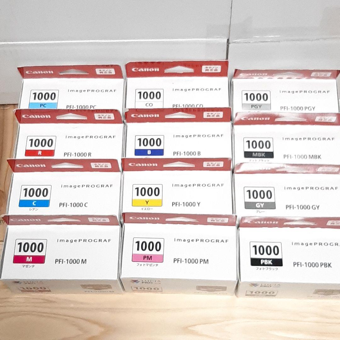 Canon PFI-1000 12色セット proー1000 限定 純正インク | noonanwaste.com