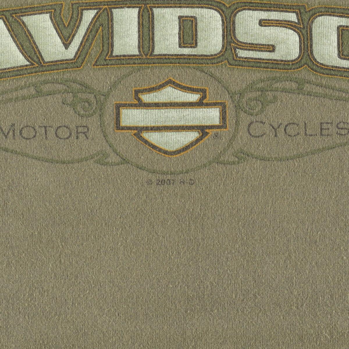 古着 ハーレーダビッドソン Harley-Davidson 両面プリント ノースリーブ モーターサイクル バイクTシャツ メンズXL /eaa325078_画像4