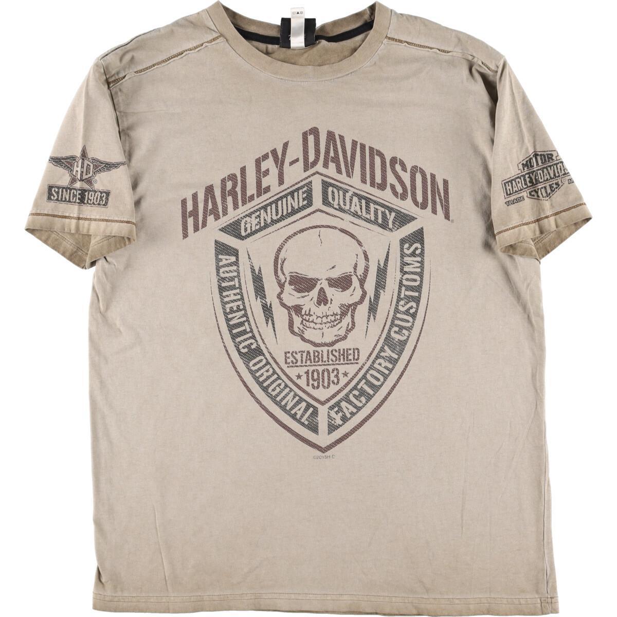 古着 Bravado Harley-Davidson ハーレーダビッドソン 両面プリント モーターサイクル バイクTシャツ メンズM /eaa325077