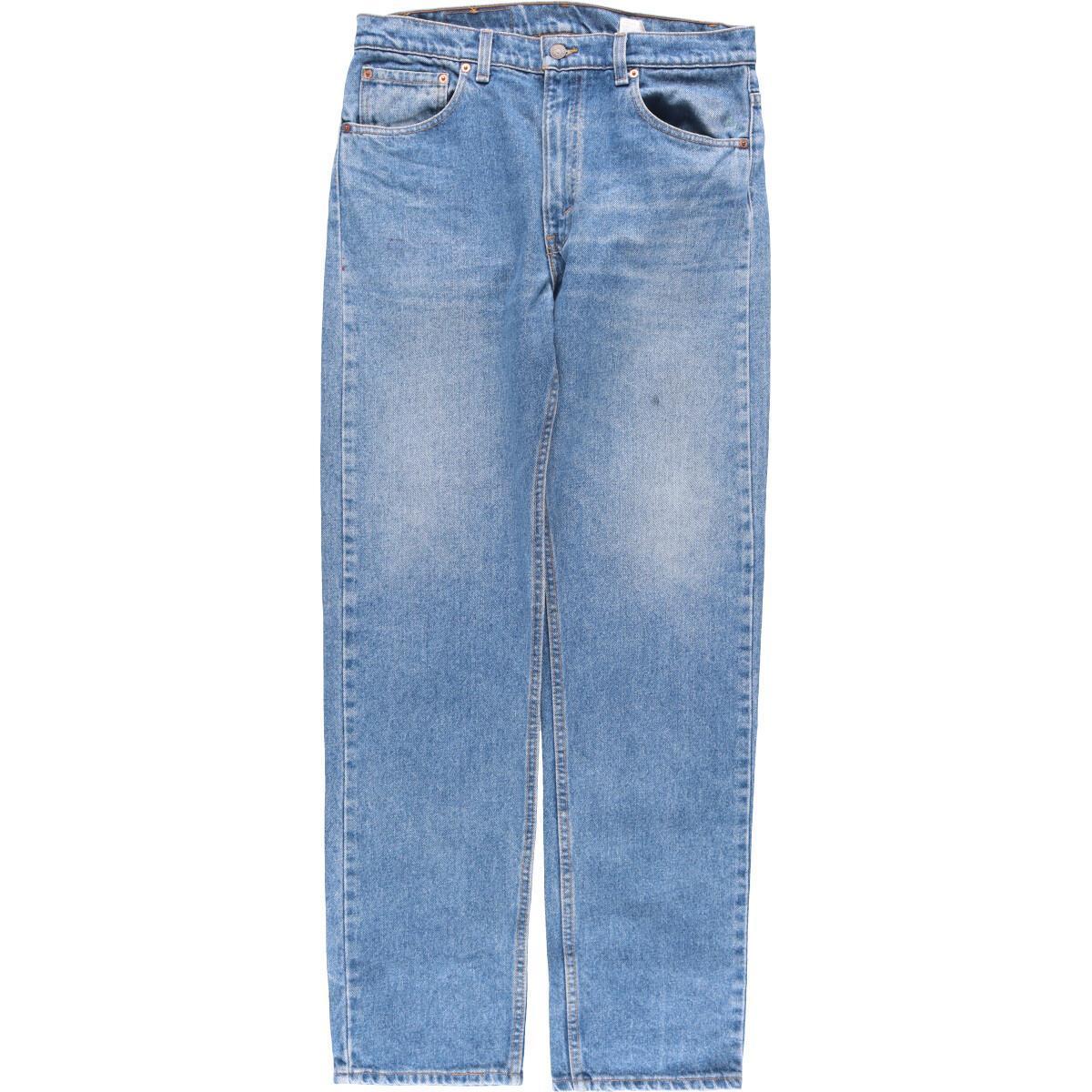 古着 90年代 リーバイス Levi's 505 REGULAR FIT STRAIGHT LEG テーパードジーンズ デニムパンツ USA製 メンズw32 ヴィンテージ /eaa310604_画像1