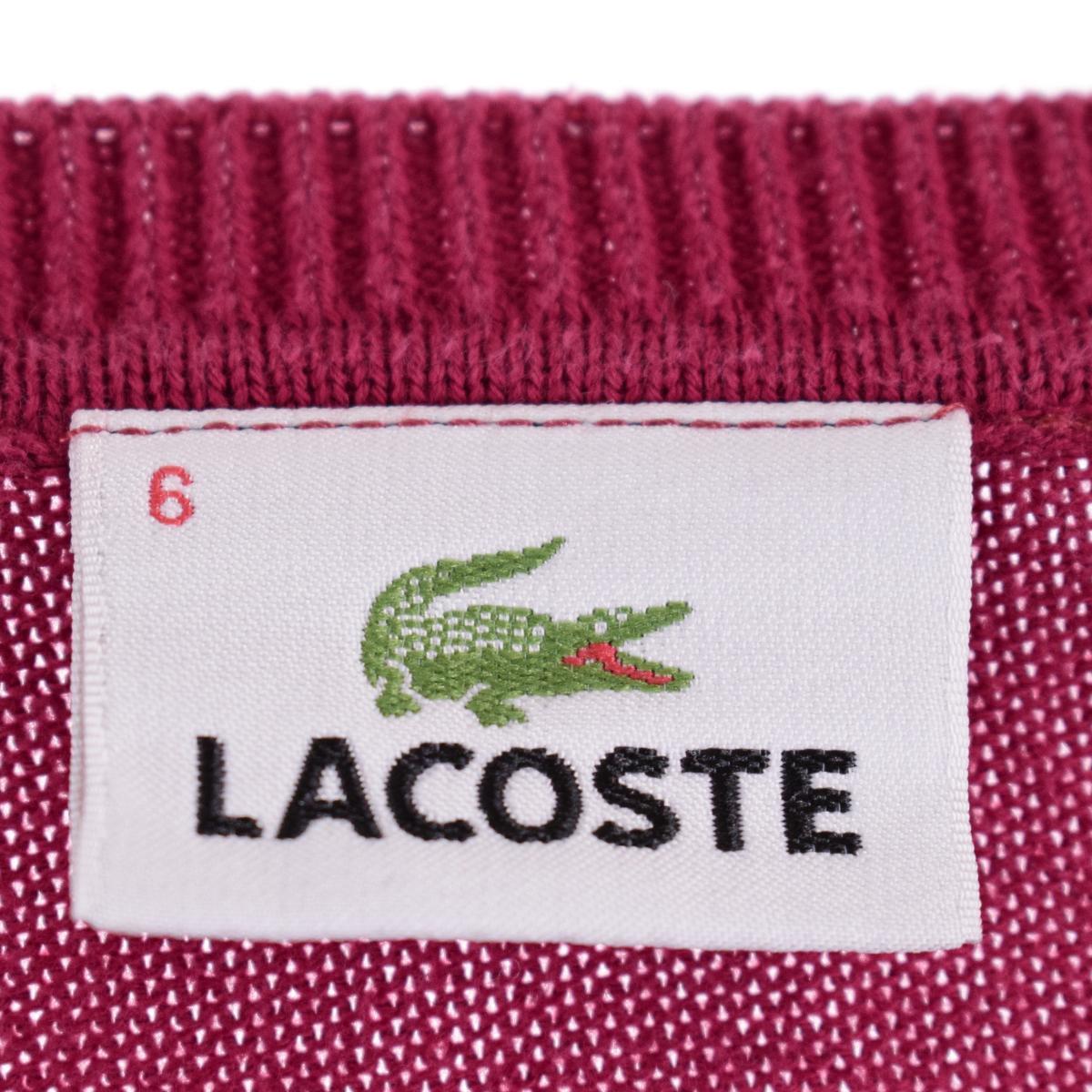 古着 ラコステ LACOSTE コットンニットセーター 6 メンズM /eaa304993_画像3