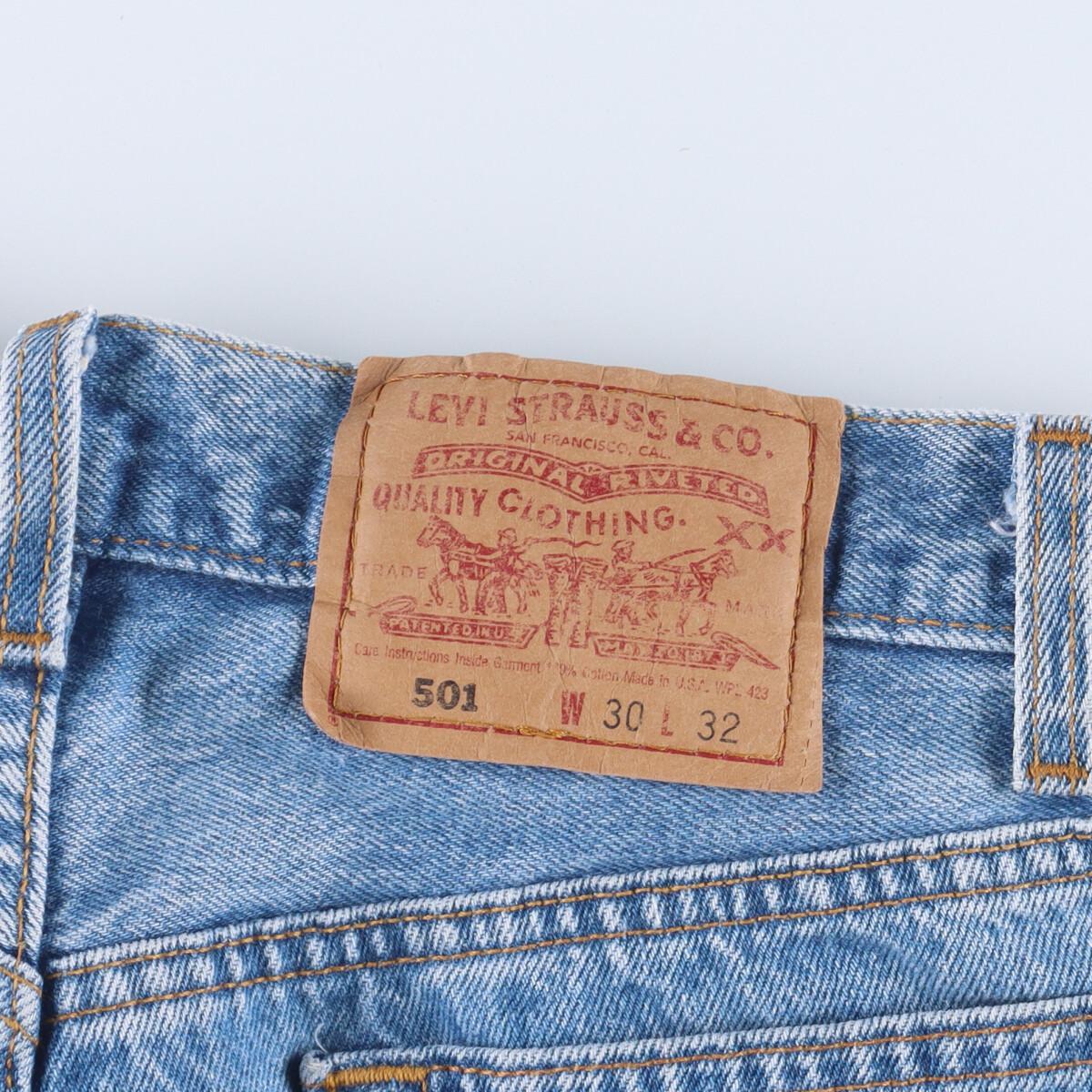 古着 90年代 リーバイス Levi's 501 ジーンズ ストレートデニムパンツ USA製 メンズw30 ヴィンテージ /eaa309121_画像3