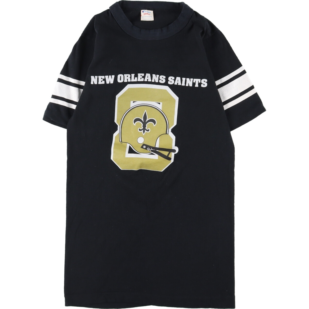 古着 80年代 チャンピオン NFL ニューオーリンズ セインツ スポーツプリントTシャツ USA製 メンズXS ヴィンテージ【エルル】 /eaa328946