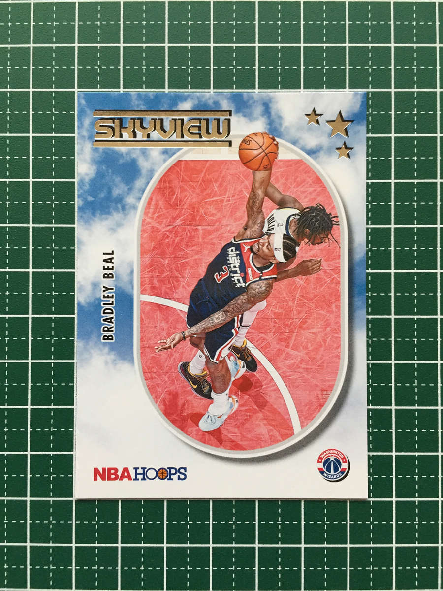 ★PANINI 2021-22 NBA HOOPS #18 BRADLEY BEAL［WASHINGTON WIZARDS］インサートカード「SKYVIEW」★_画像1