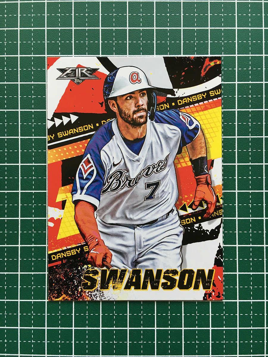 ★TOPPS MLB 2022 FIRE #60 DANSBY SWANSON［ATLANTA BRAVES］ベースカード「BASE」★_画像1