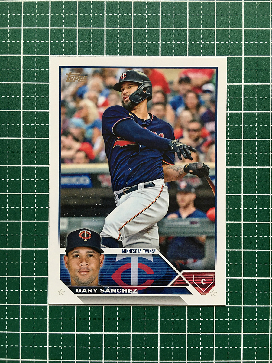 ★TOPPS MLB 2023 SERIES 1 #203 GARY SANCHEZ［MINNESOTA TWINS］ベースカード「BASE」★_画像1