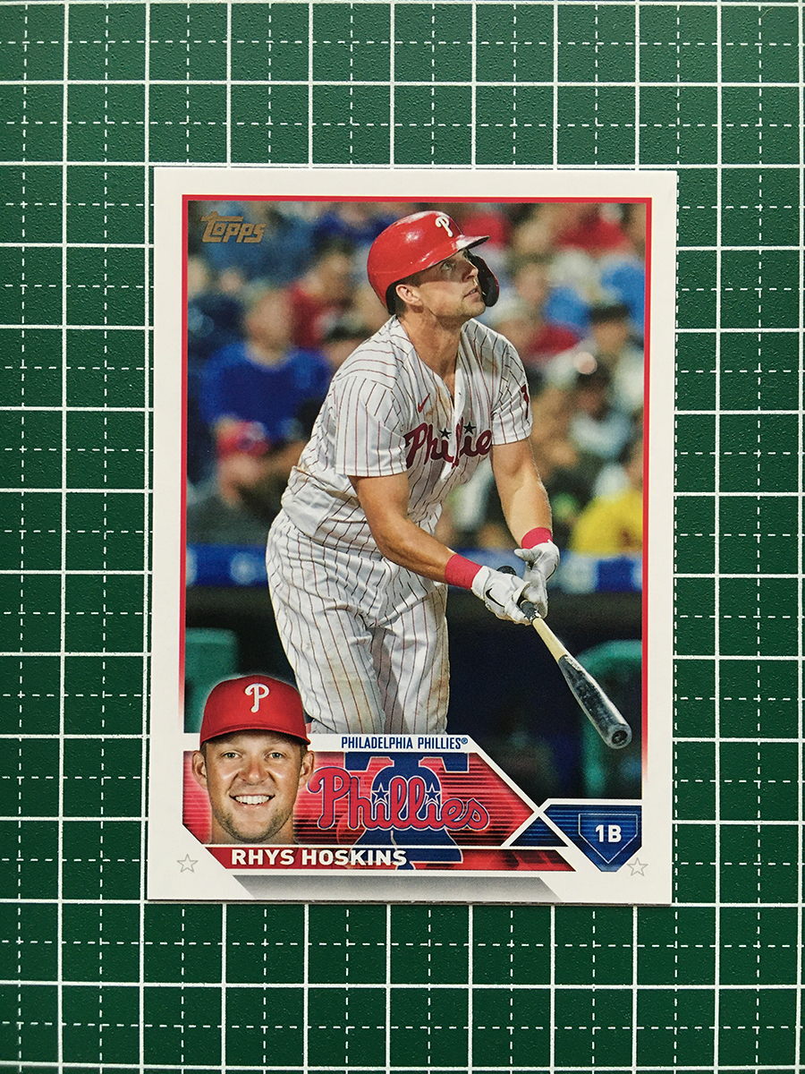 ★TOPPS MLB 2023 SERIES 1 #221 RHYS HOSKINS［PHILADELPHIA PHILLIES］ベースカード「BASE」★_画像1