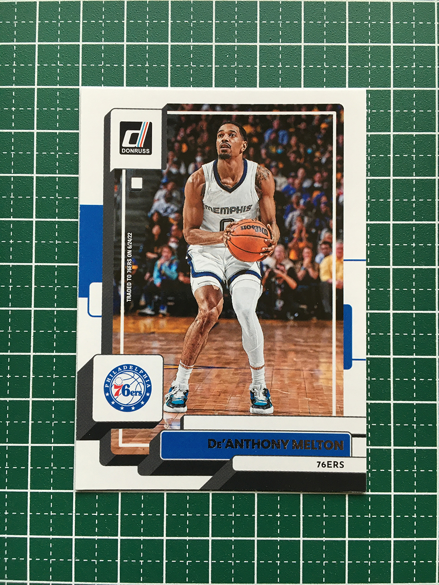 ★PANINI 2022-23 NBA DONRUSS #22 DE'ANTHONY MELTON［PHILADELPHIA 76ERS］ベースカード「BASE」★_画像1