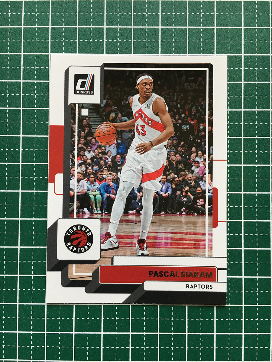 ★PANINI 2022-23 NBA DONRUSS #23 PASCAL SIAKAM［TORONTO RAPTORS］ベースカード「BASE」★_画像1