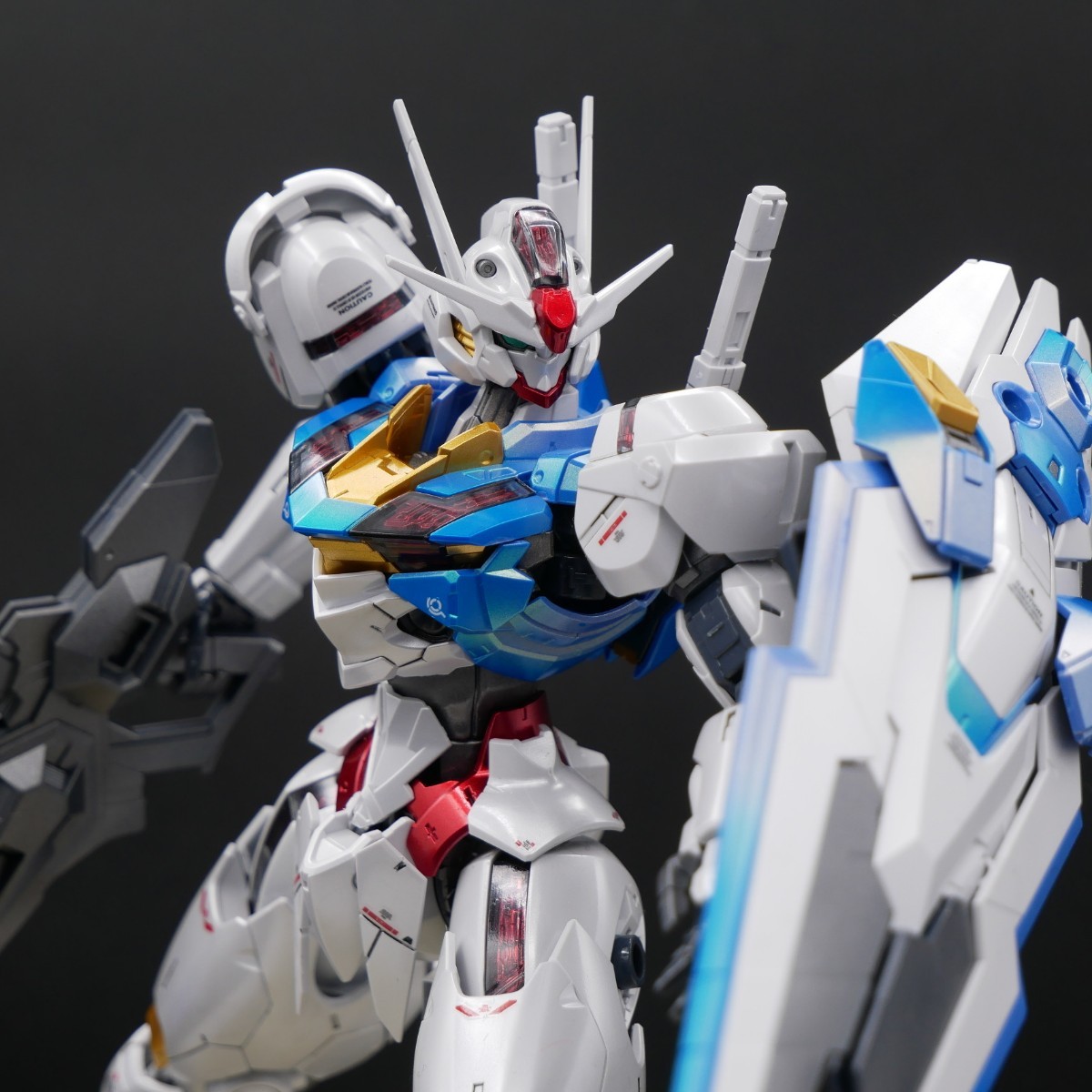 ヤフオク! - フルメカニクス1/100 ガンダムエアリアル チタニウムフ...