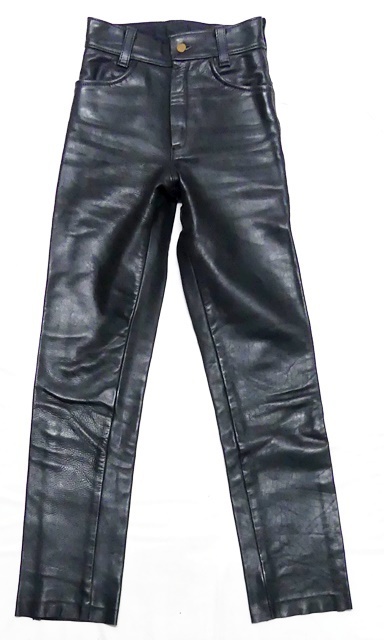 即決 アメリカ製 VANSON W28 レザーパンツ バンソン メンズ 黒 USA 本