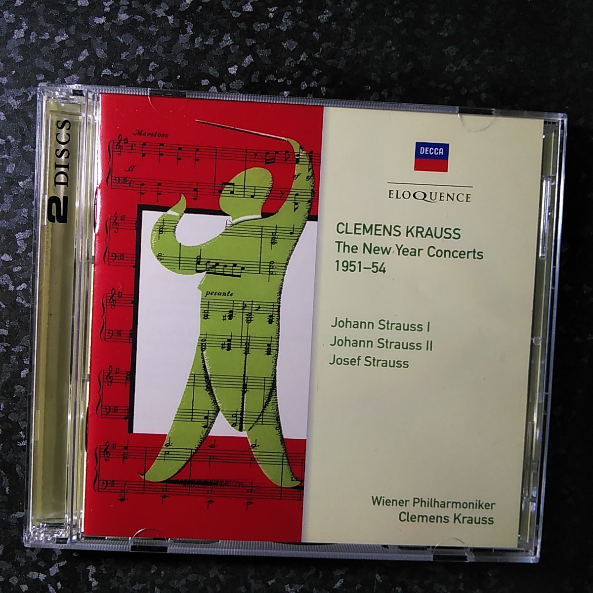 d（2CD）クレメンス・クラウス　ニューイヤー・コンサート　1951-54　ヨハン・シュトラウス　Clemens Krauss New Year Strauss_画像1